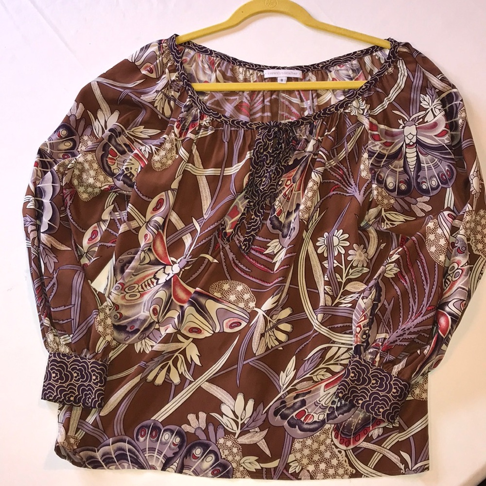 Corey Lynn Calter tunic silk blouse